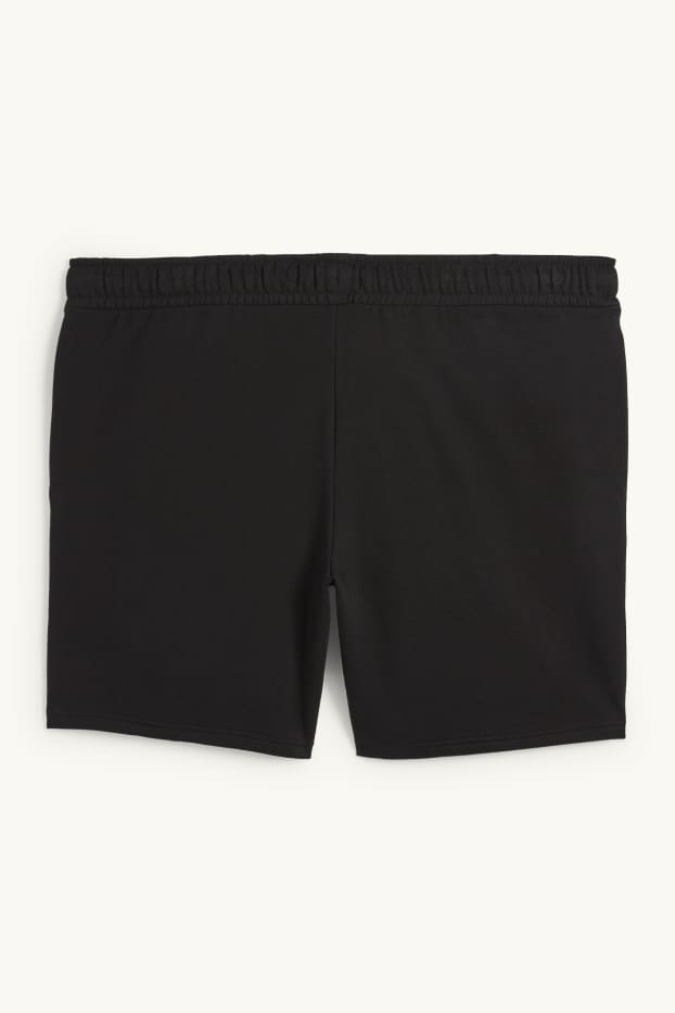 Heren - Sweatshorts - zwart