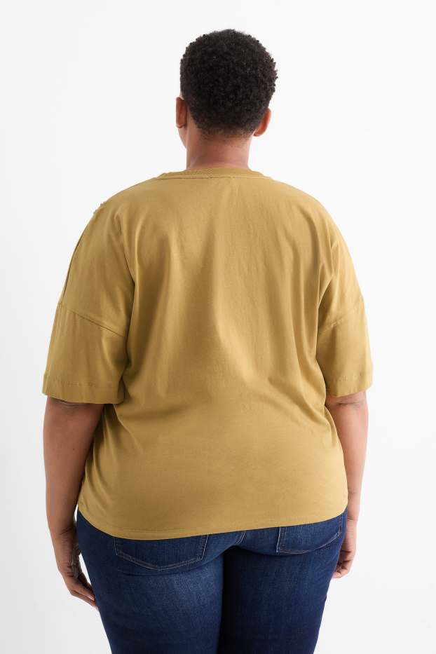 Dames - T-shirt - regular fit  - groen