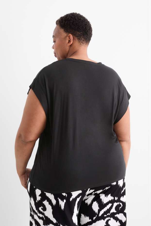 Damen - T-Shirt - schwarz