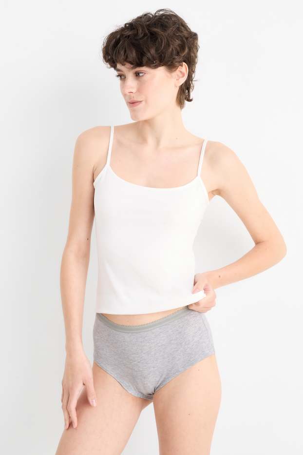 Mujer - Pack de 3 - braguitas - blanco / negro