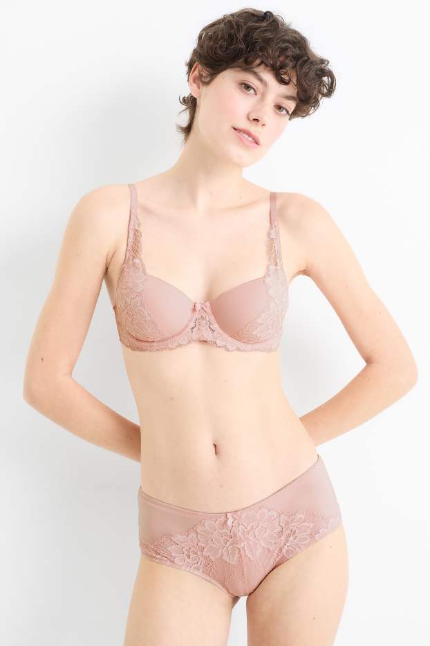 Dámské - Kalhotky hipster - růžová