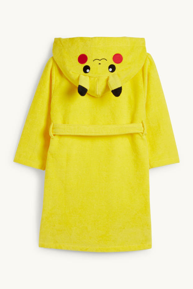 Nena - Pokémon - Pikachu - barnús amb caputxa - groc