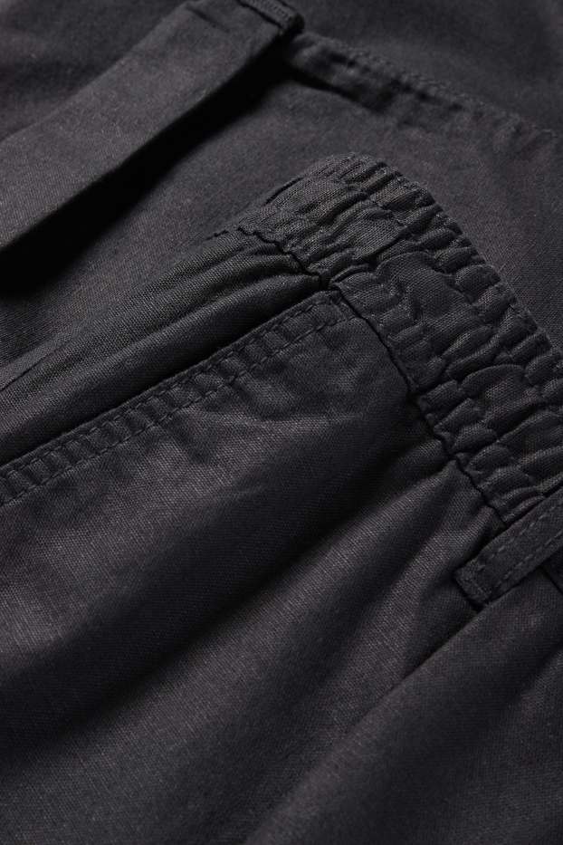 Pánské - Kalhoty chino - regular fit - černá