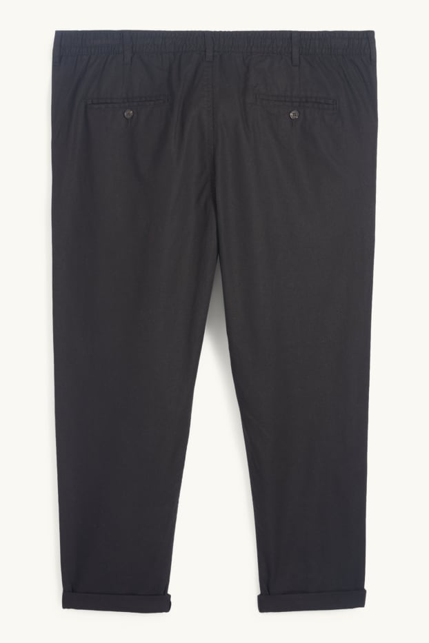 Pánské - Kalhoty chino - regular fit - černá