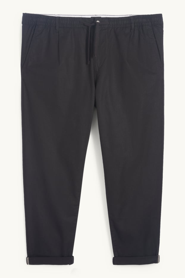 Pánské - Kalhoty chino - regular fit - černá