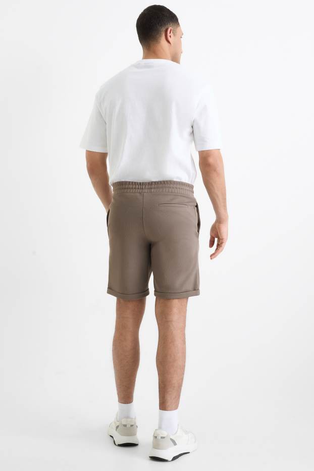 Hommes - Short - marron foncé