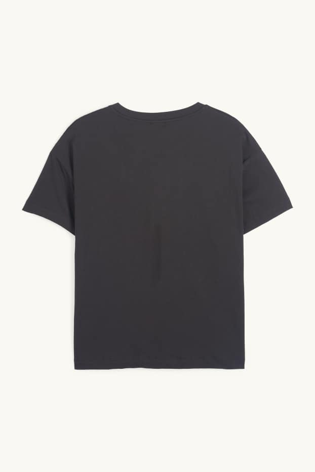 Damen - T-Shirt - Regular Fit - schwarz