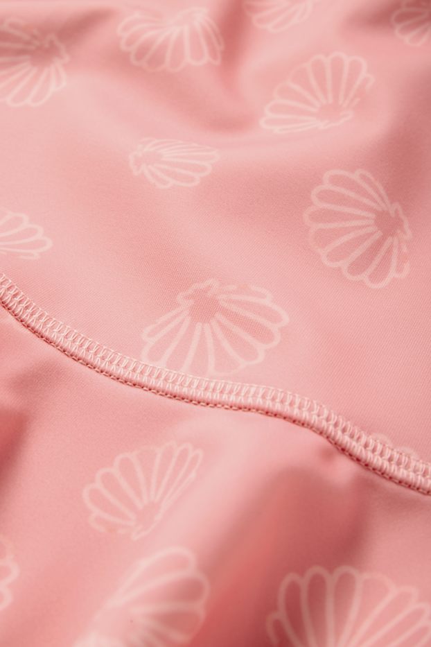 Nadó nena - Petxines - conjunt de bany amb filtre solar UV - LYCRA® XTRA LIFE™ - 2 peces - rosa