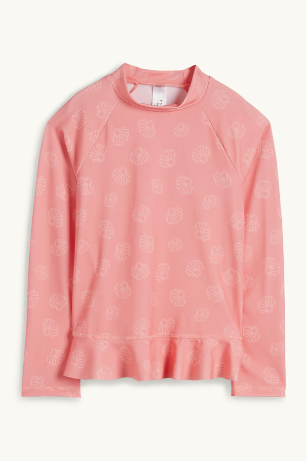 Nadó nena - Petxines - conjunt de bany amb filtre solar UV - LYCRA® XTRA LIFE™ - 2 peces - rosa