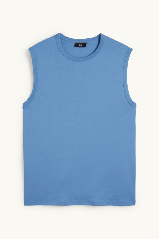 Herren - Tank Top - blau