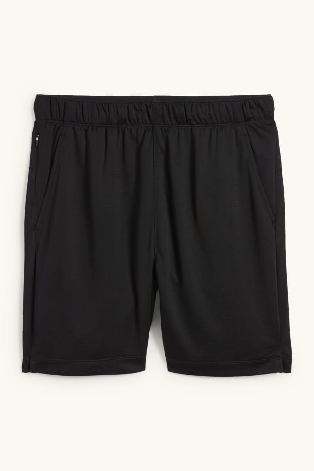 Herren - Funktions-Shorts - strukturiert - schwarz