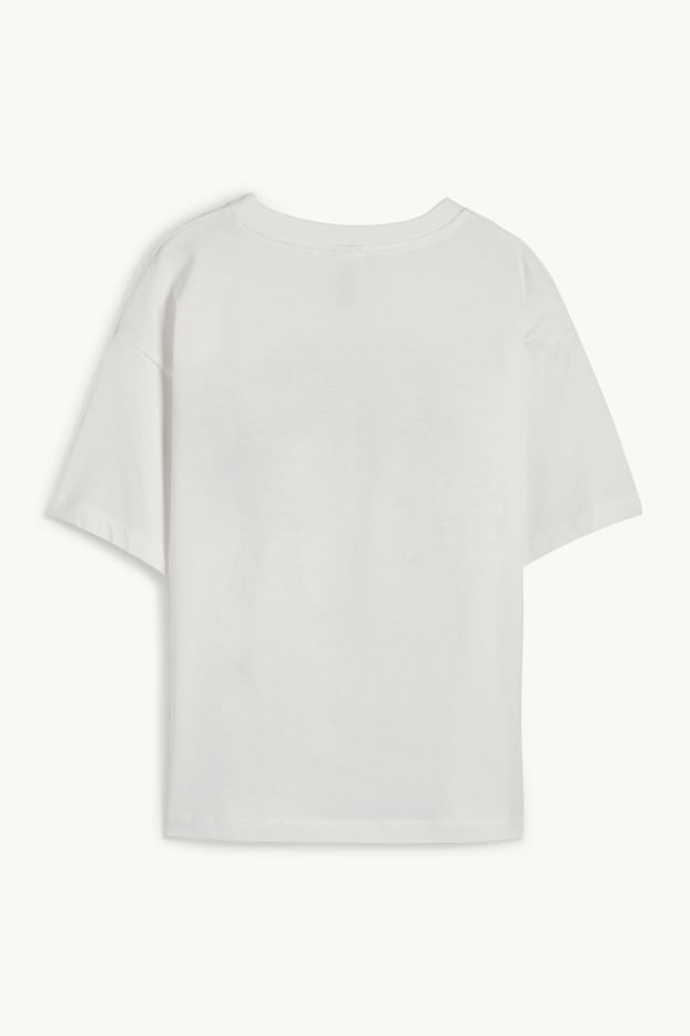 Kinder Mädchen - Kuromi - Kurzarmshirt - weiß