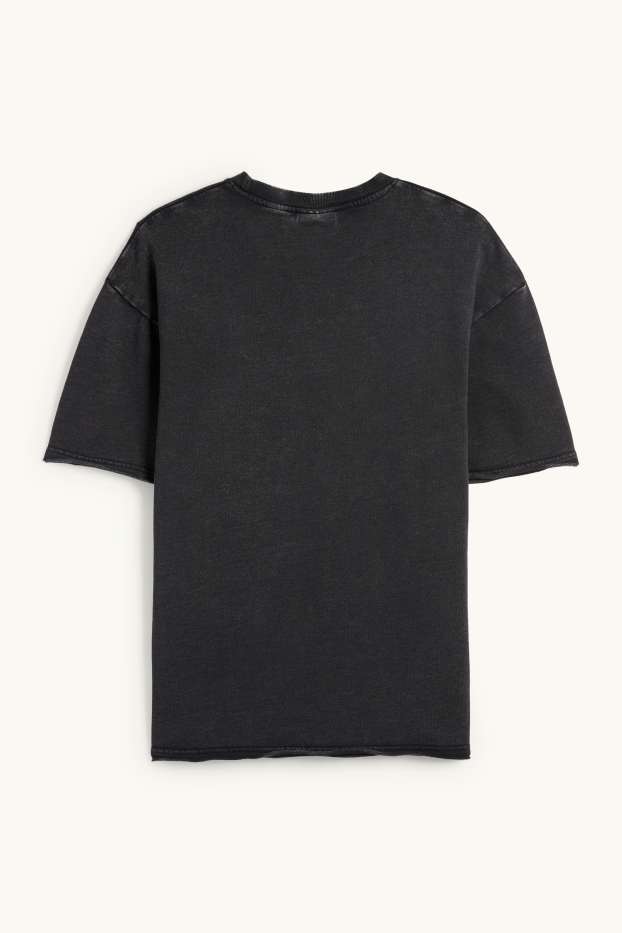 Uomo - T-shirt - relaxed fit - grigio scuro