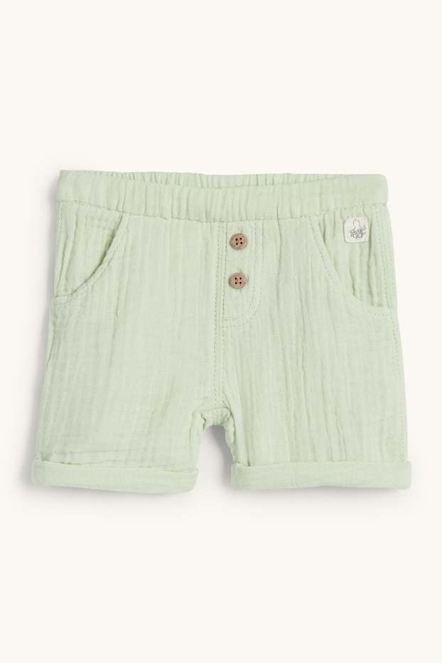 Baby Jungen - Fische - Baby-Outfit - 2 teilig - weiß
