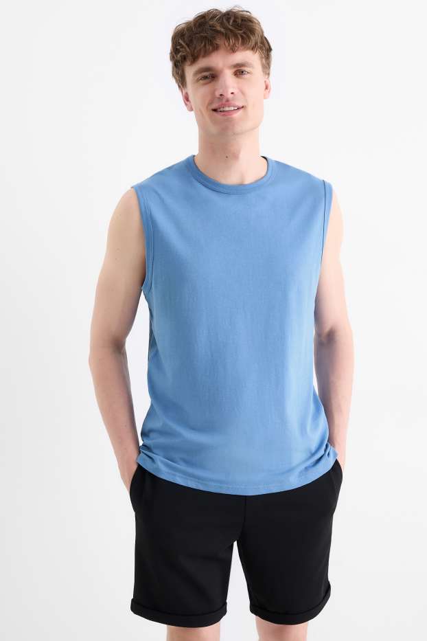 Herren - Tank Top - blau