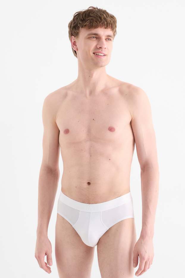 Men - Multipack of 3 - briefs - dark gray