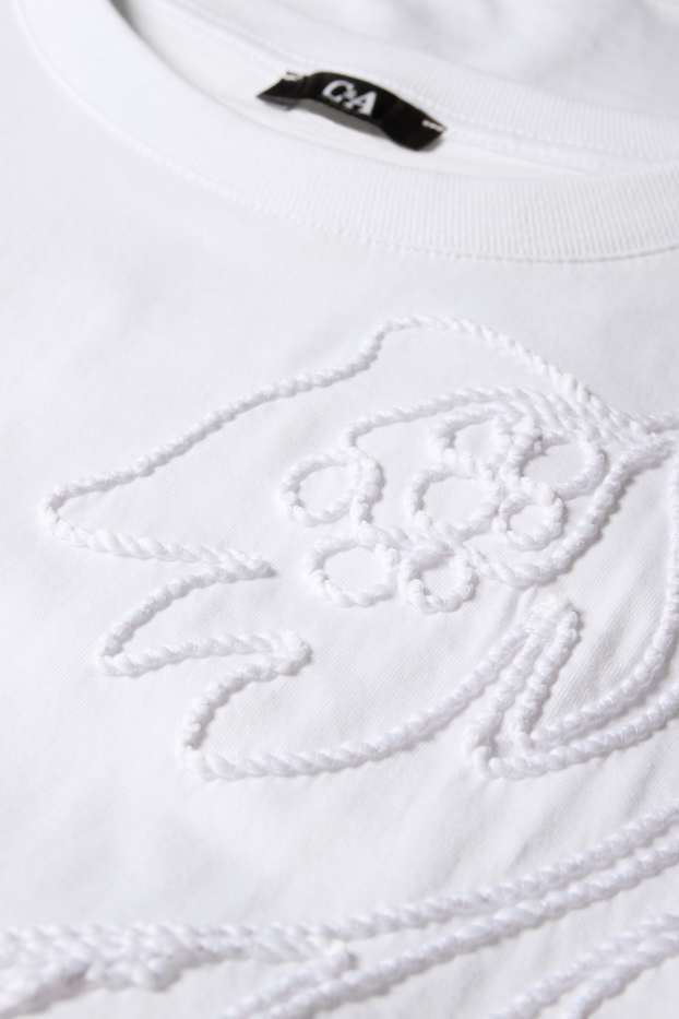 Femmes - T-shirt - regular fit - blanc