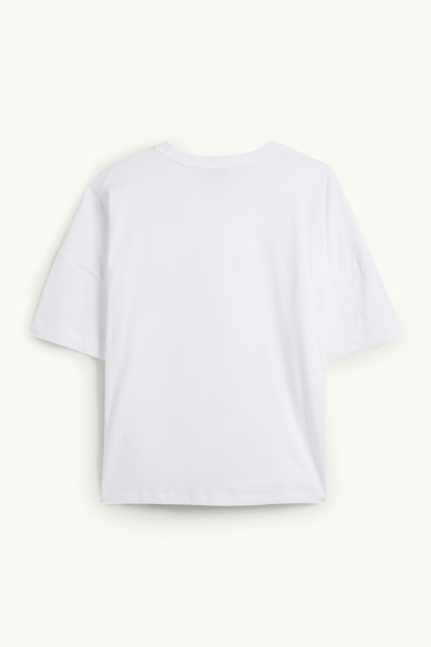 Femmes - T-shirt - regular fit - blanc