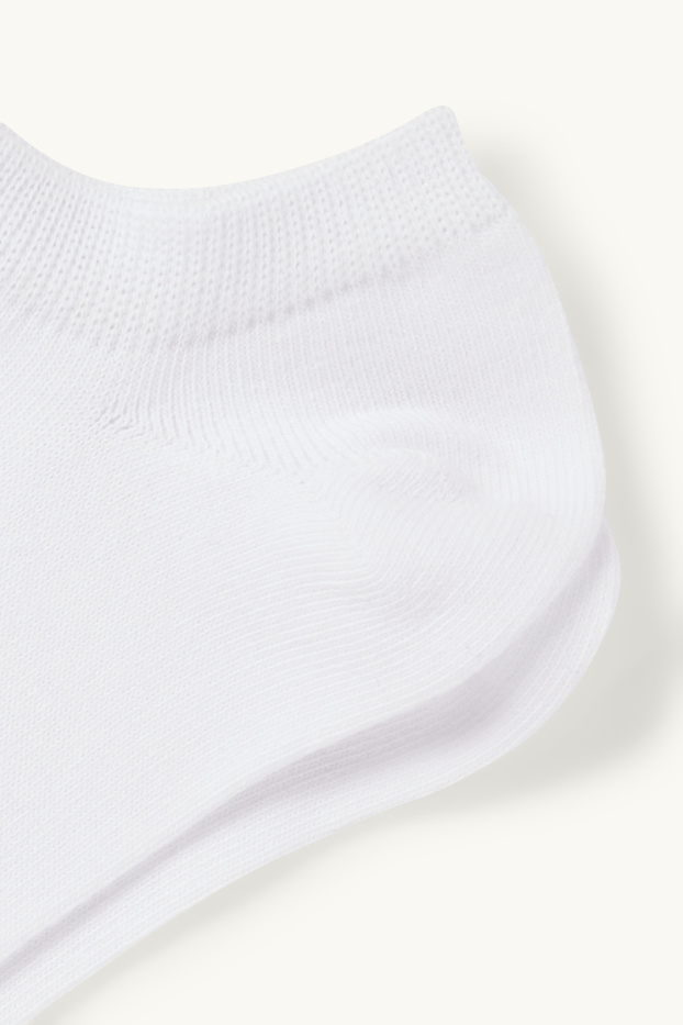 Uomo - Confezione da 10 - calzini corti - bianco