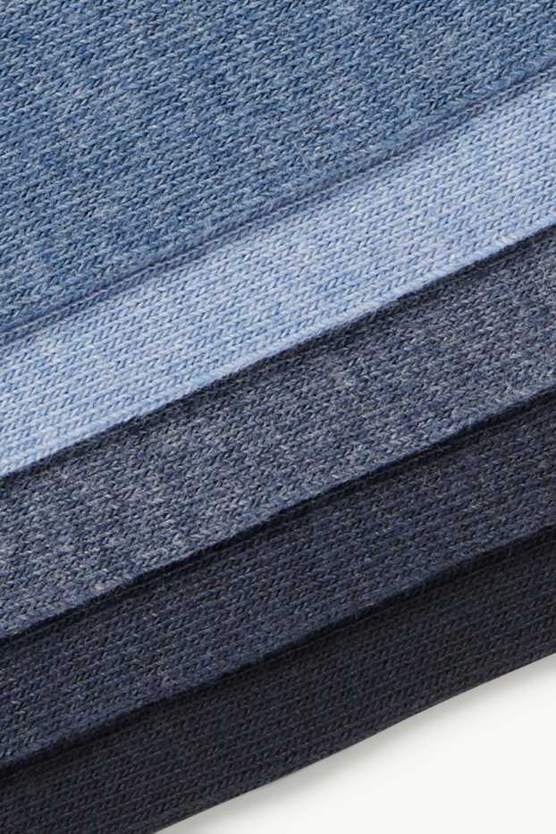 Uomo - Confezione da 10 - calzini corti - blu