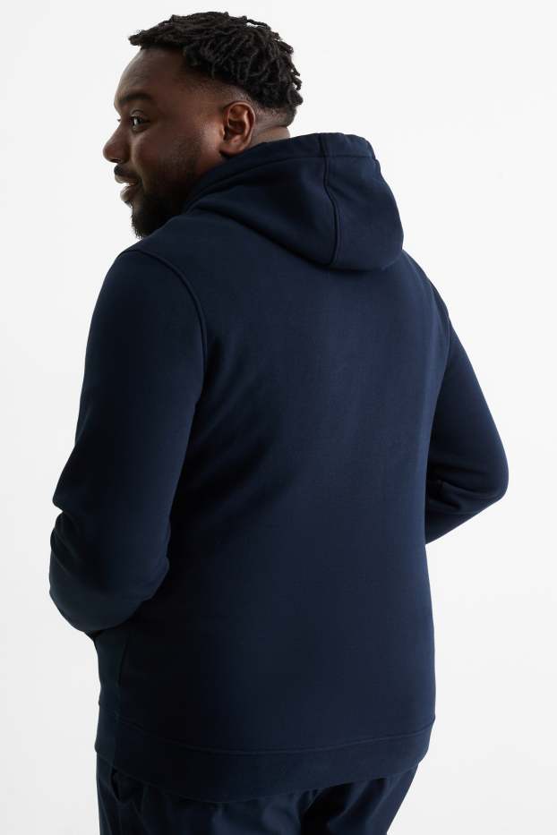 Hommes - Sweat à capuche - bleu foncé
