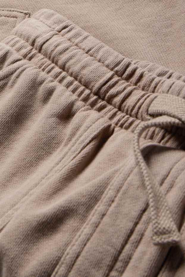 Kinder Jungen - Sweatshorts - taupe