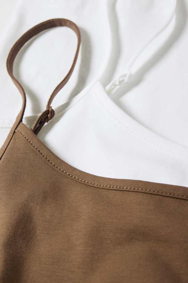 Femmes - Lot de 2 - haut  - marron