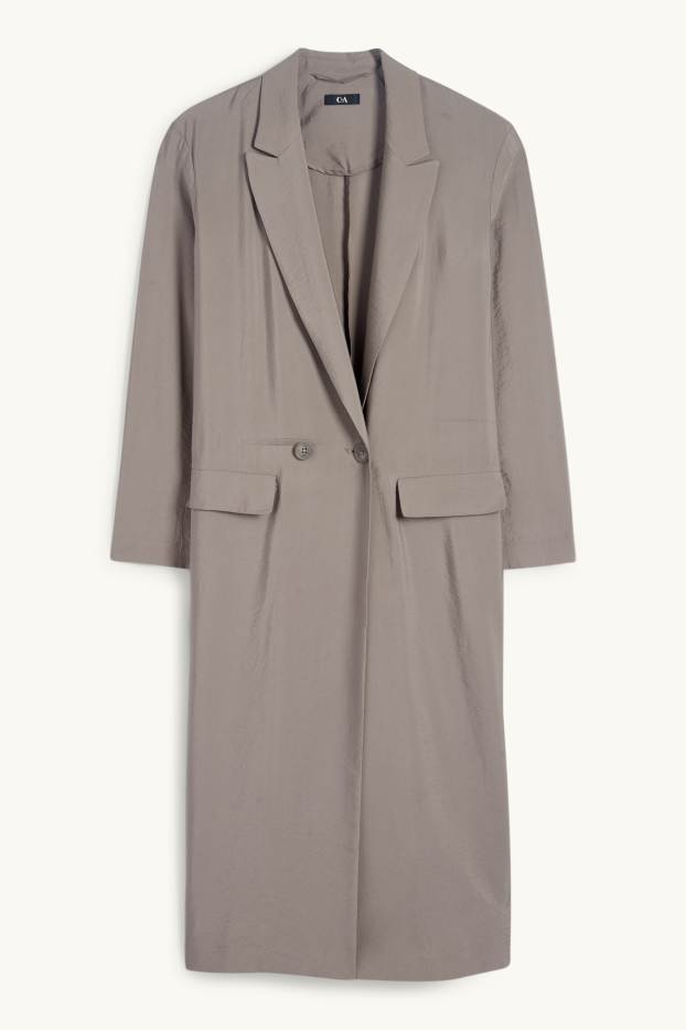 Damen - Mantel - grau