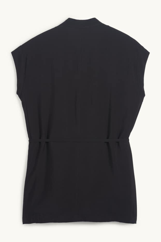 Damen - Weste - Relaxed Fit - schwarz