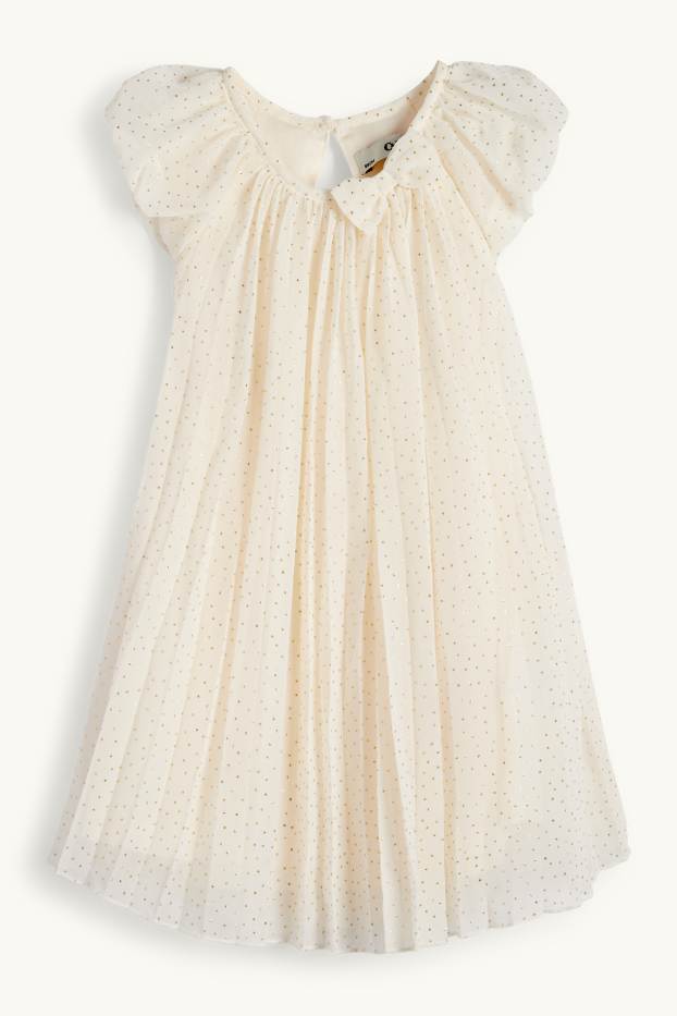 Nena - Vestit prisat - de piquets - blanc trencat