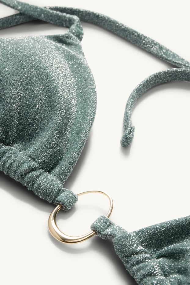 Damen - Bikini-Top - Triangel - wattiert - LYCRA® XTRA LIFE™ - grün