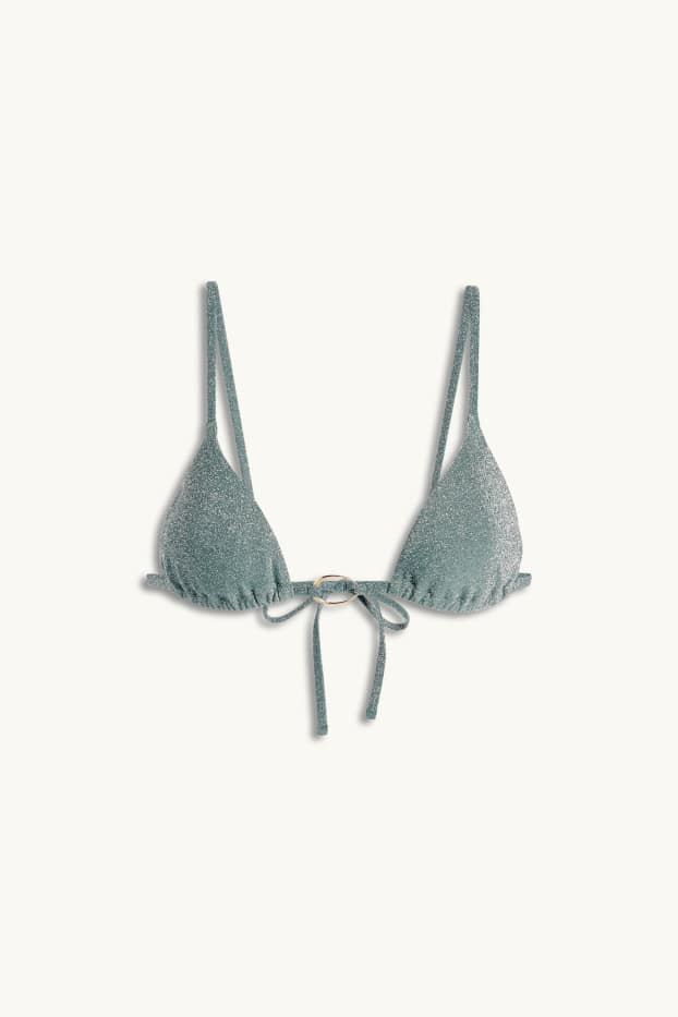 Damen - Bikini-Top - Triangel - wattiert - LYCRA® XTRA LIFE™ - grün