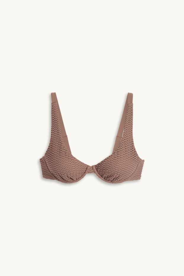 Dona - Top de biquini amb cèrcols - LYCRA® XTRA LIFE™ - marró