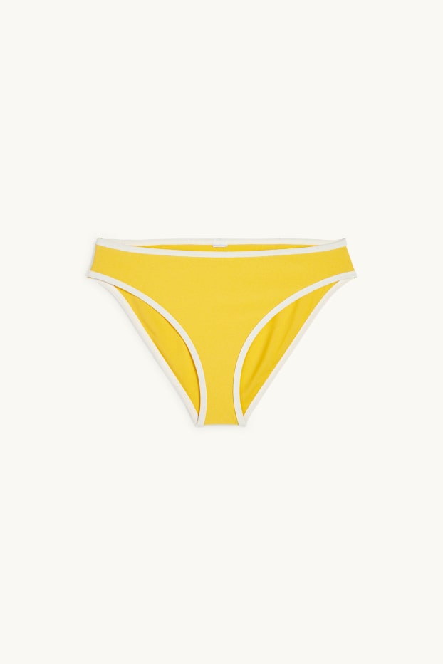 Femmes - Bas de bikini - mid waist - LYCRA® XTRA LIFE™ - texturé - jaune
