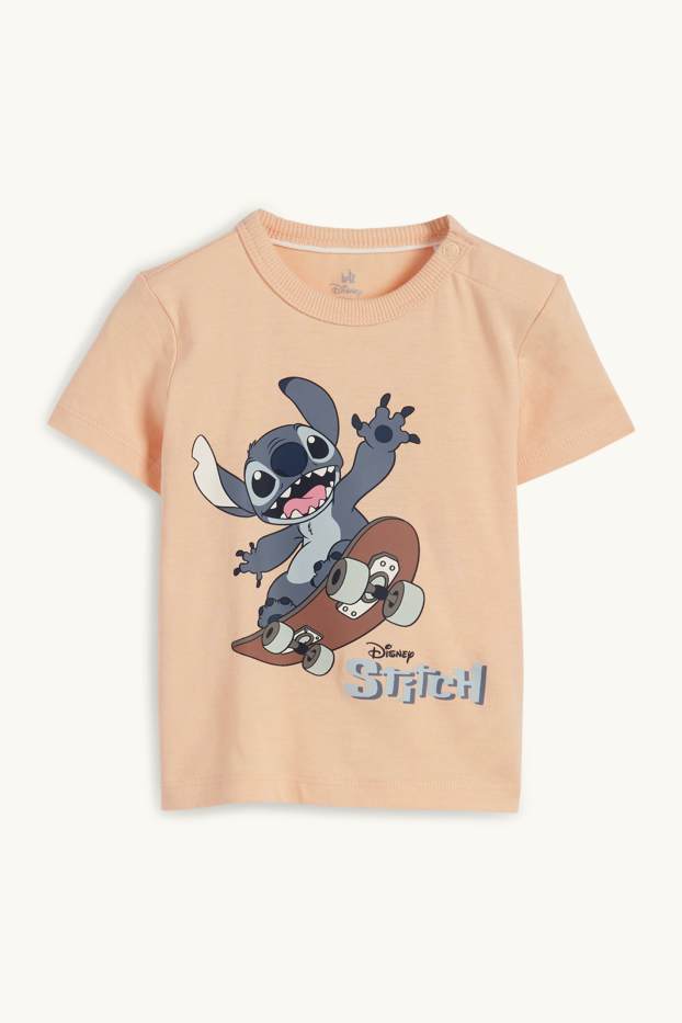 Bebés niños - Lilo & Stitch - conjunto para bebé - 2 prendas - naranja
