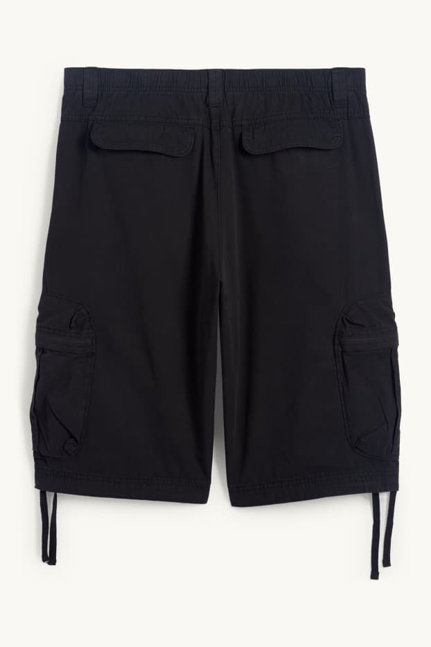 Herren - Cargoshorts - schwarz