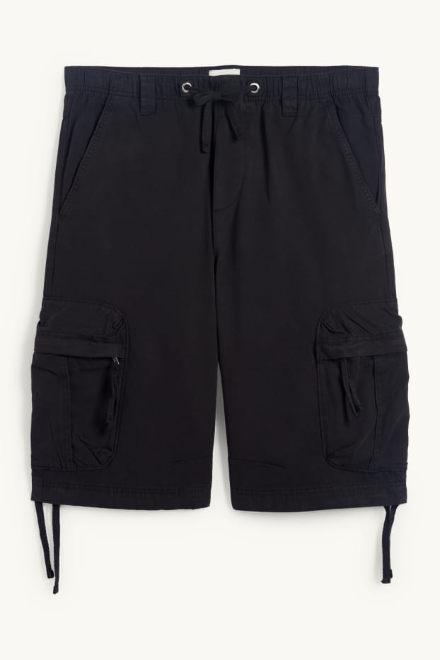 Herren - Cargoshorts - schwarz