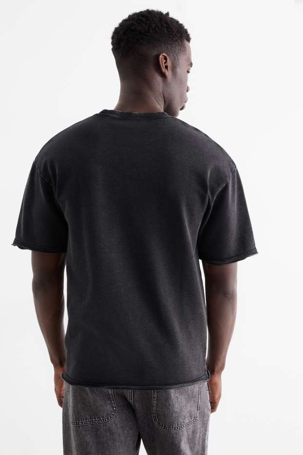 Uomo - T-shirt - relaxed fit - grigio scuro
