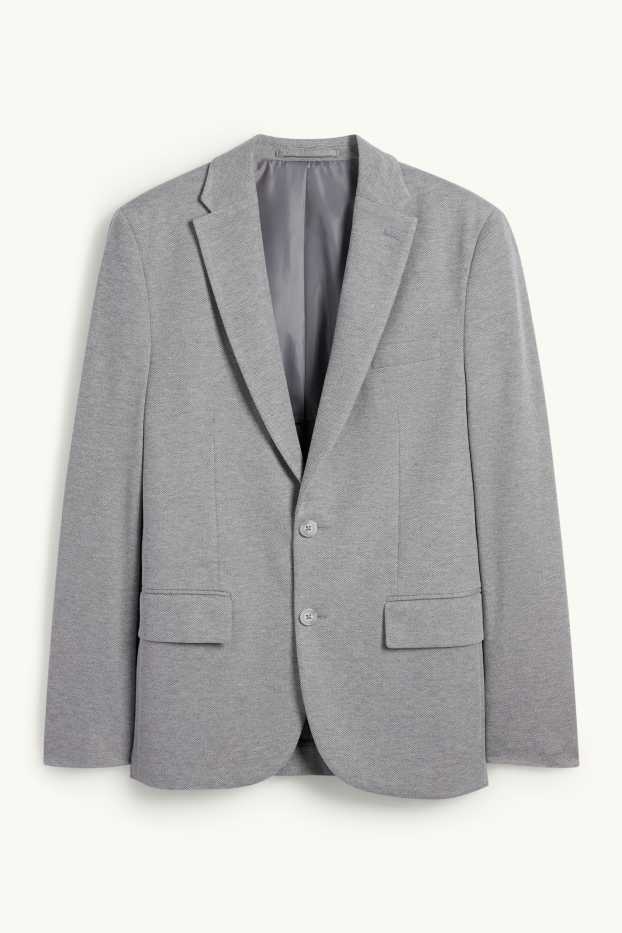 Herren - Baukasten-Sakko - Slim Fit - grau