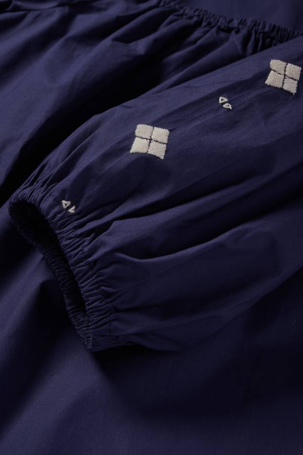 Femmes - Rangsutra x C&A - robe de coupe évasée - bleu foncé