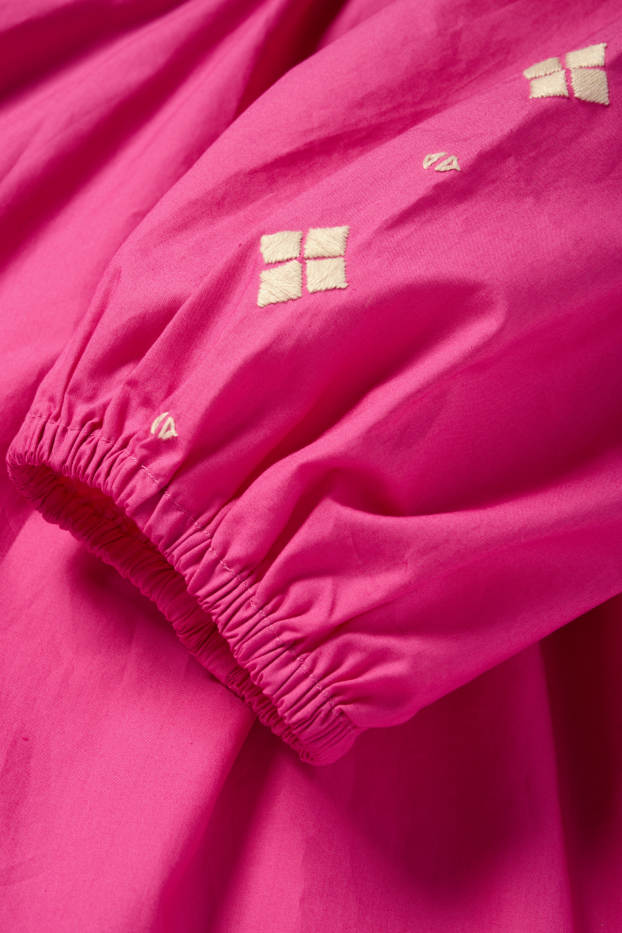 Mujer - Rangsutra x C&A - vestido de línea evasé - fucsia