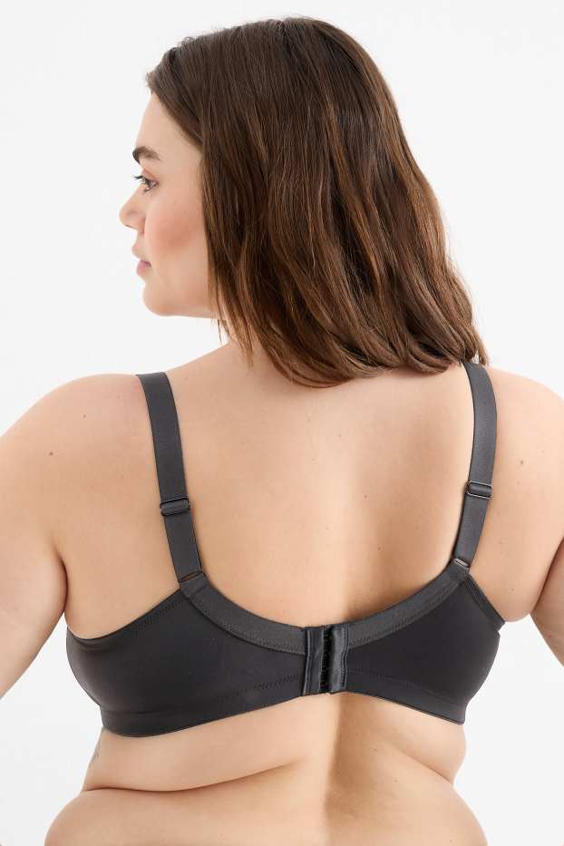 Dámské - Zmenšující podprsenka bez kostic - černá