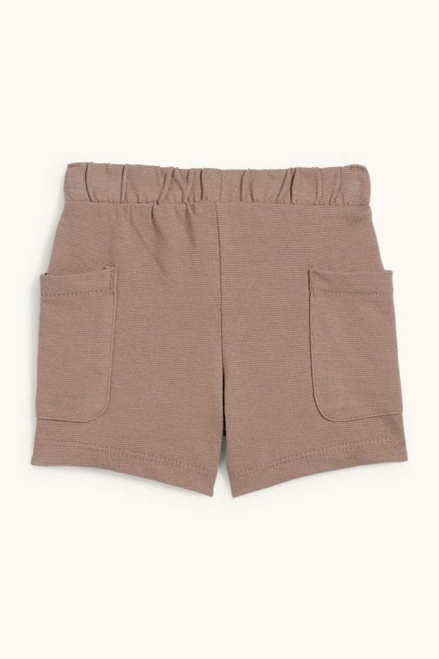 Baby Boys - Baby cargo shorts - brown