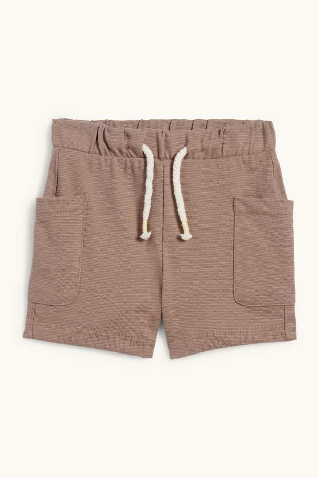 Baby Boys - Baby cargo shorts - brown
