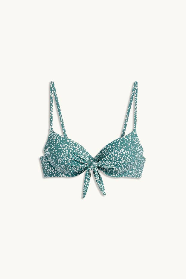 Women - Underwire bikini top - padded - LYCRA® XTRA LIFE™ - green
