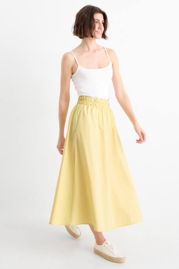 Women - Skirt - light yellow