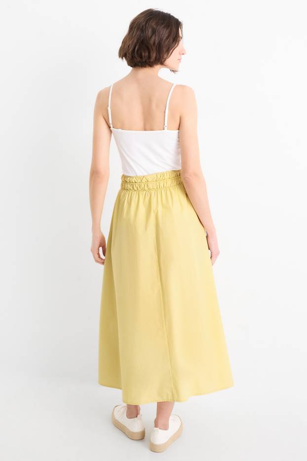 Women - Skirt - light yellow