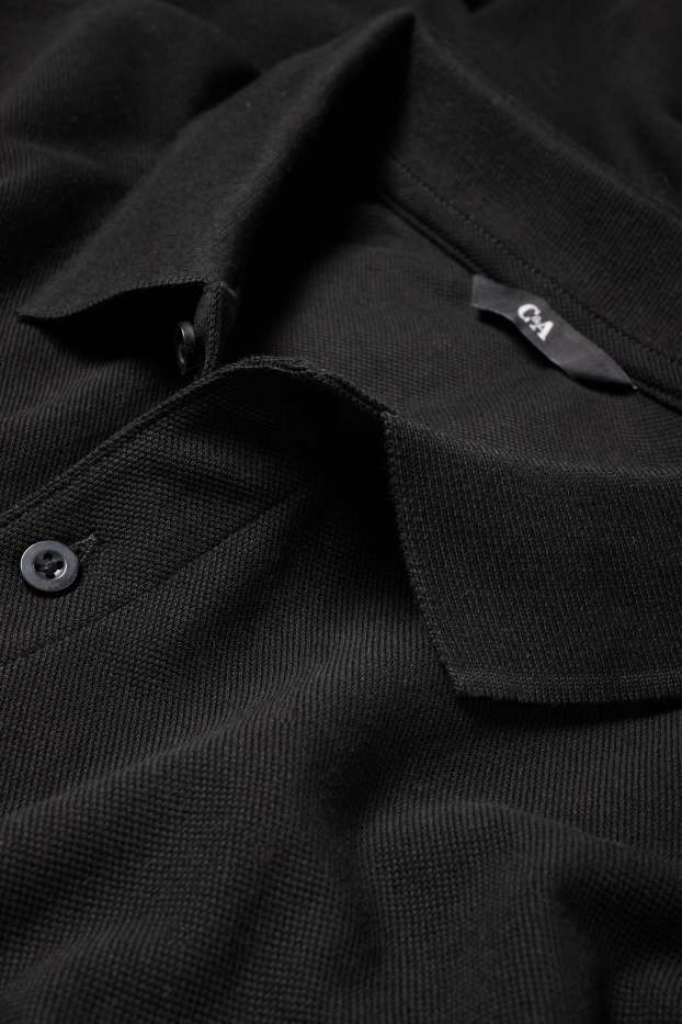 Pánské - Polokošile - černá