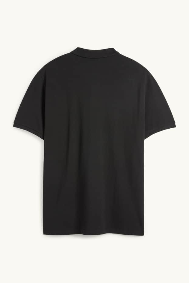 Pánské - Polokošile - černá