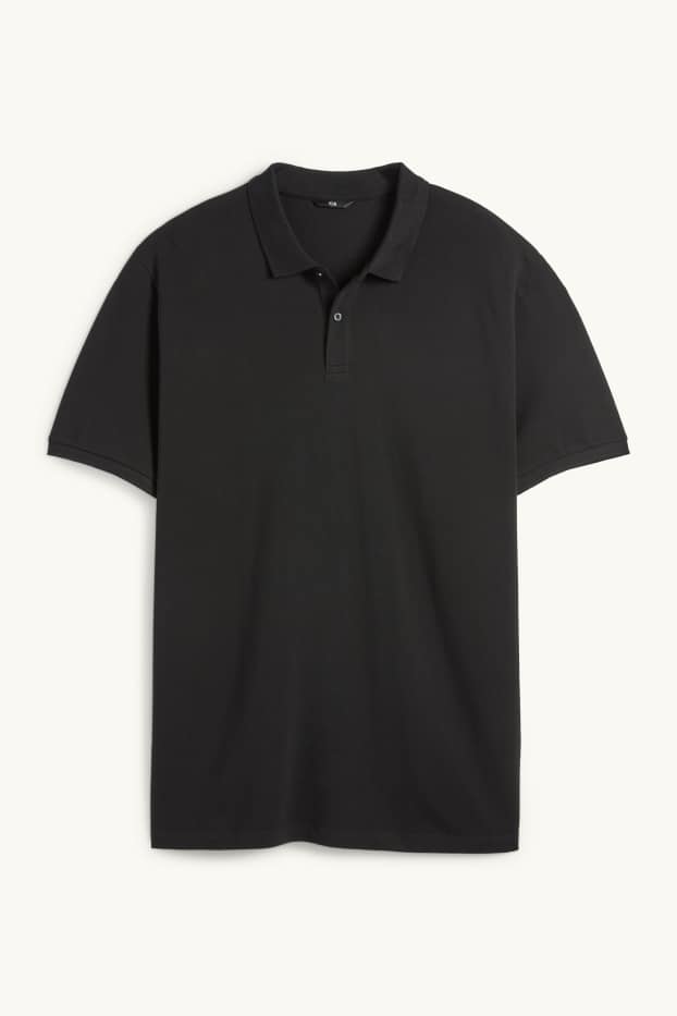 Pánské - Polokošile - černá